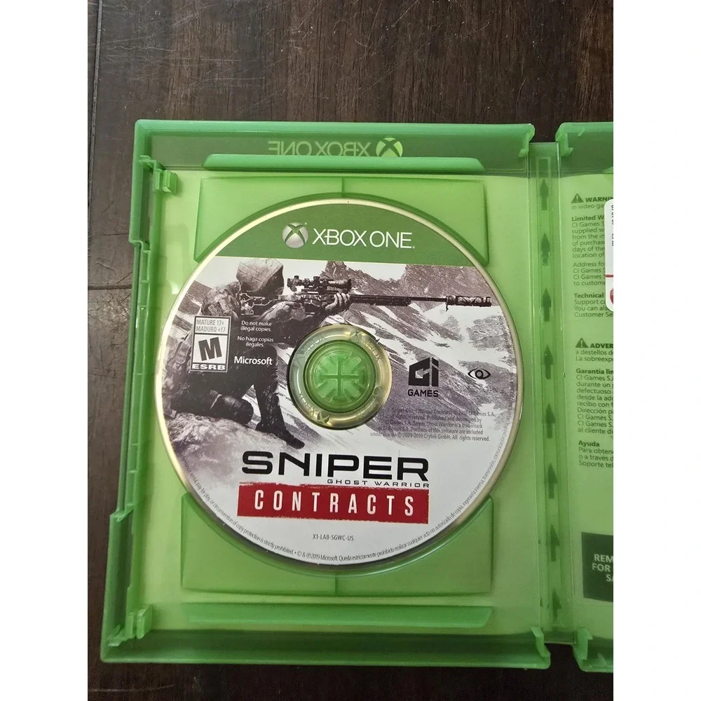 Sniper‎ Ghost Warrior Contracts XBOX ONE TESTED